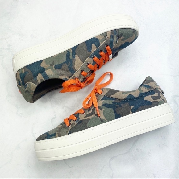 [JSlides] Trendy Platform Camo Sneakers - Picture 5 of 6